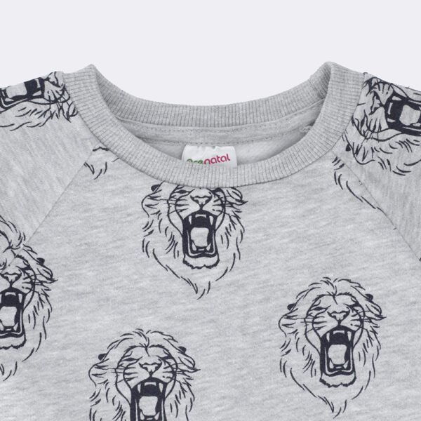 Grey Lionheart Sweatshirt - Image 2