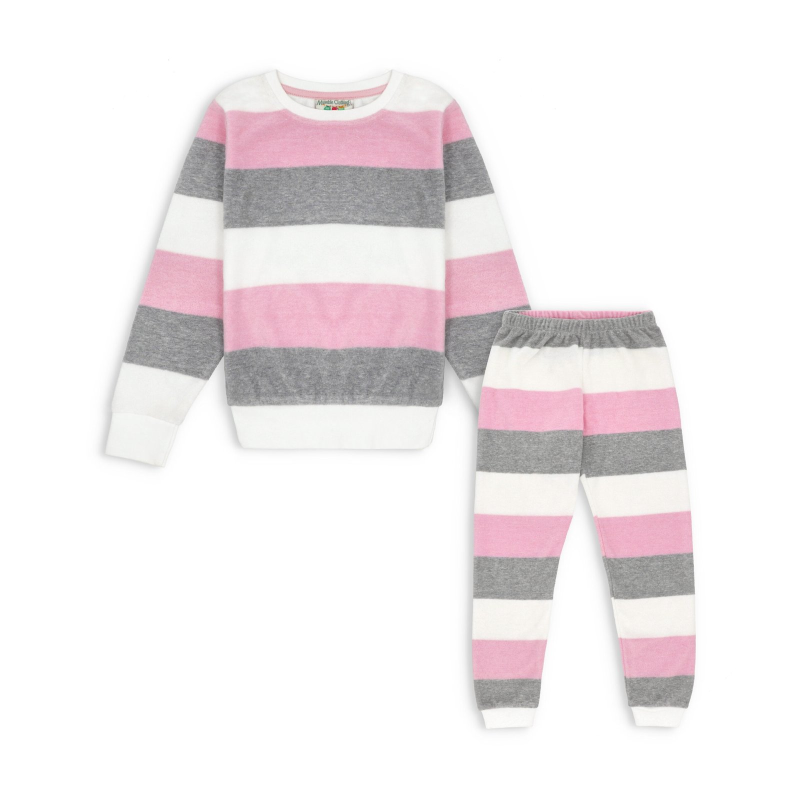 Cosy Pink Fleecesuit | Mumble Clothing